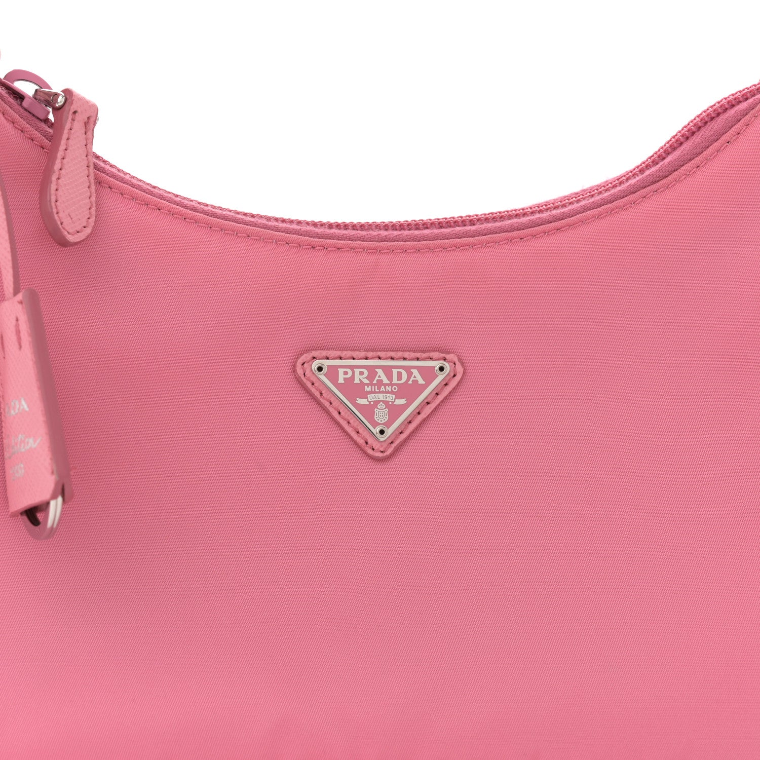Prada Tessuto Nylon Mini Re-Edition 2000 Bag Begonia 8 of 12