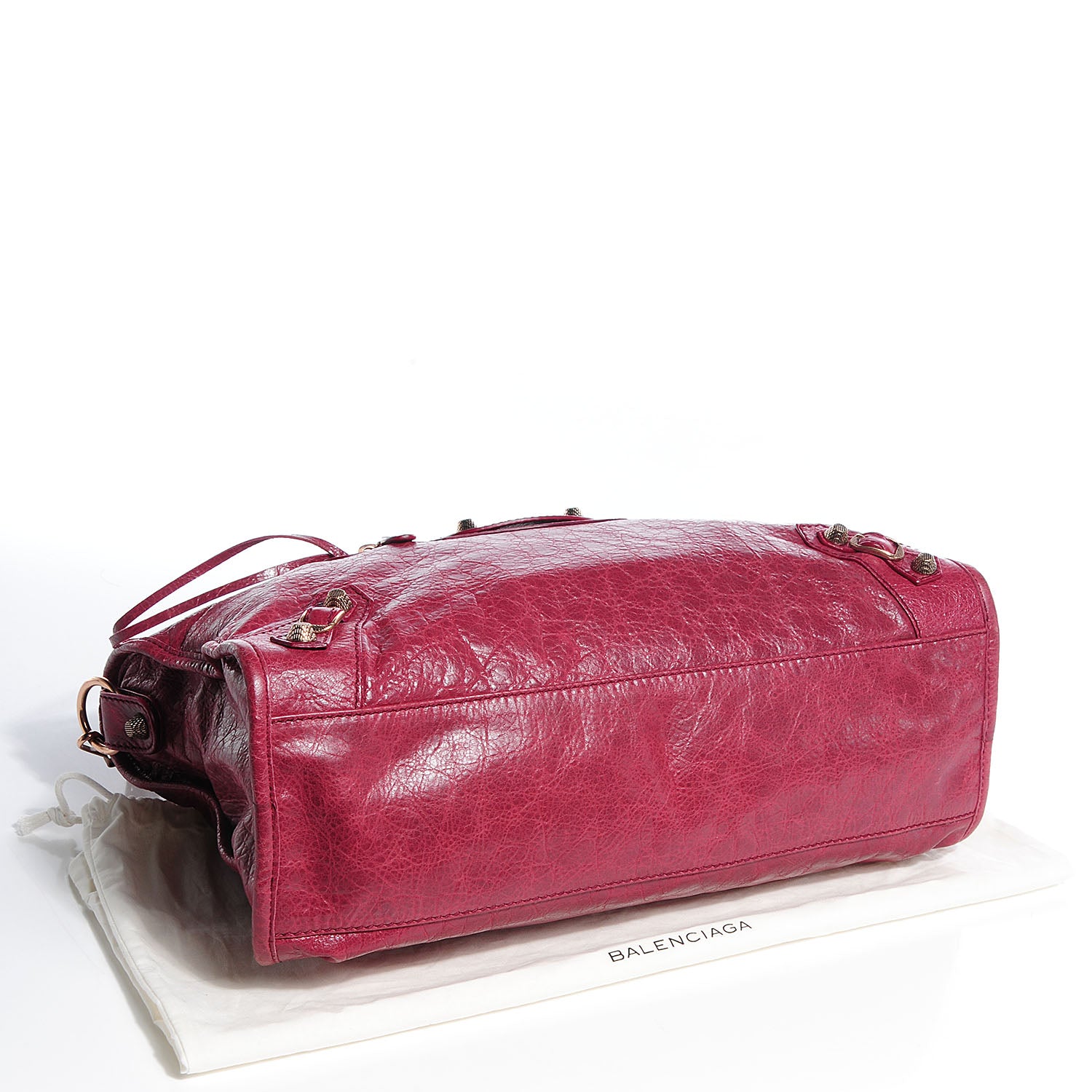 Balenciaga Agneau Giant 12 Rose Gold Hardware City Cassis 8 of 14