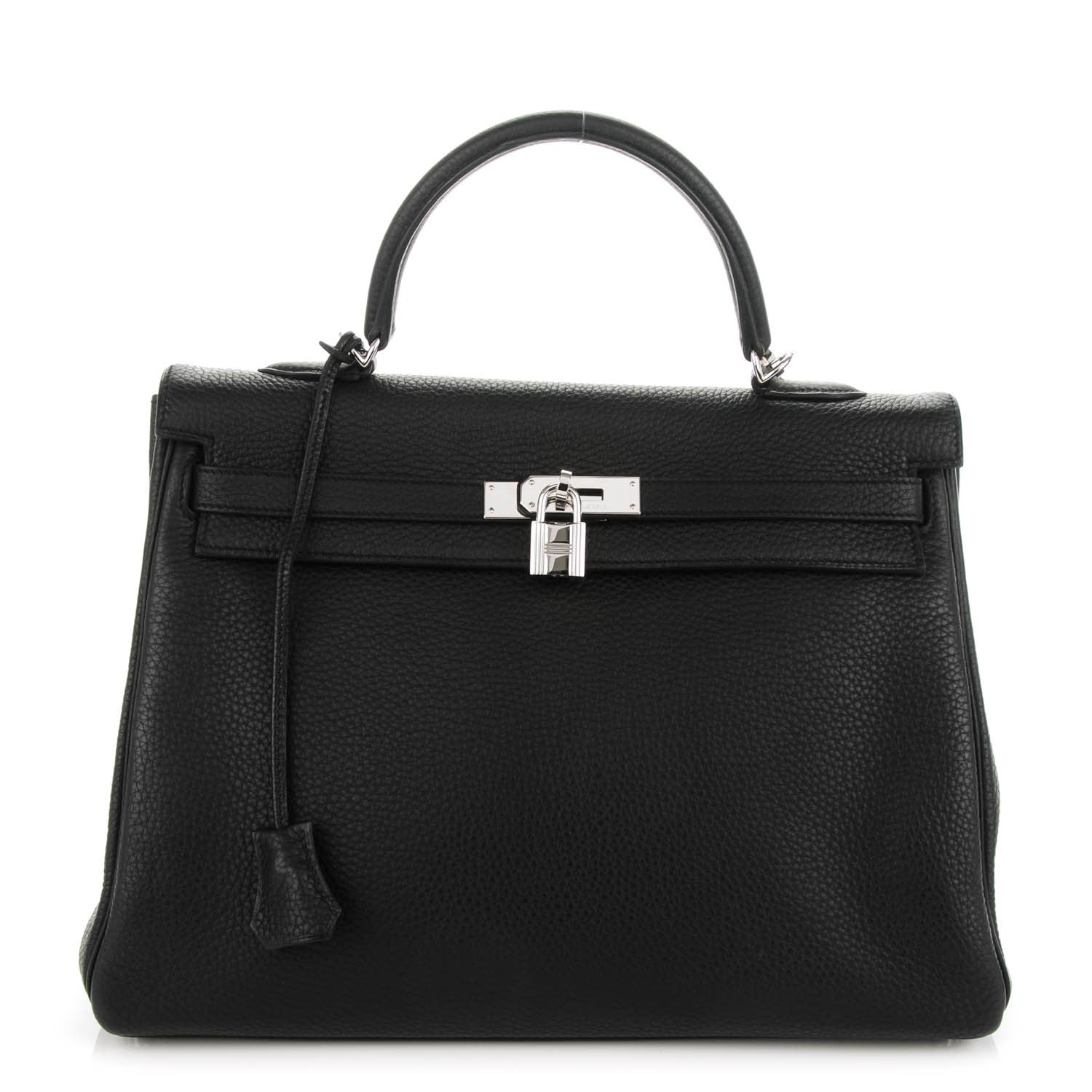 Hermes Taurillon Clemence Kelly Retourne 35 Black 1 of 23