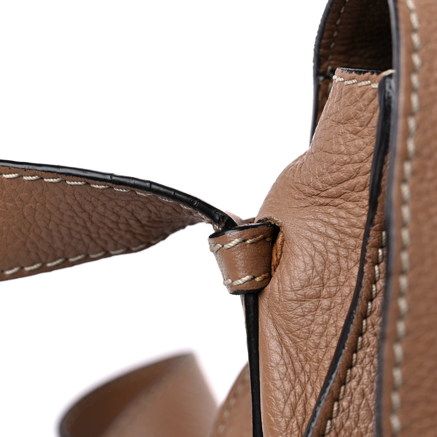 Calfskin Medium Marcie Round Crossbody Bag Nut