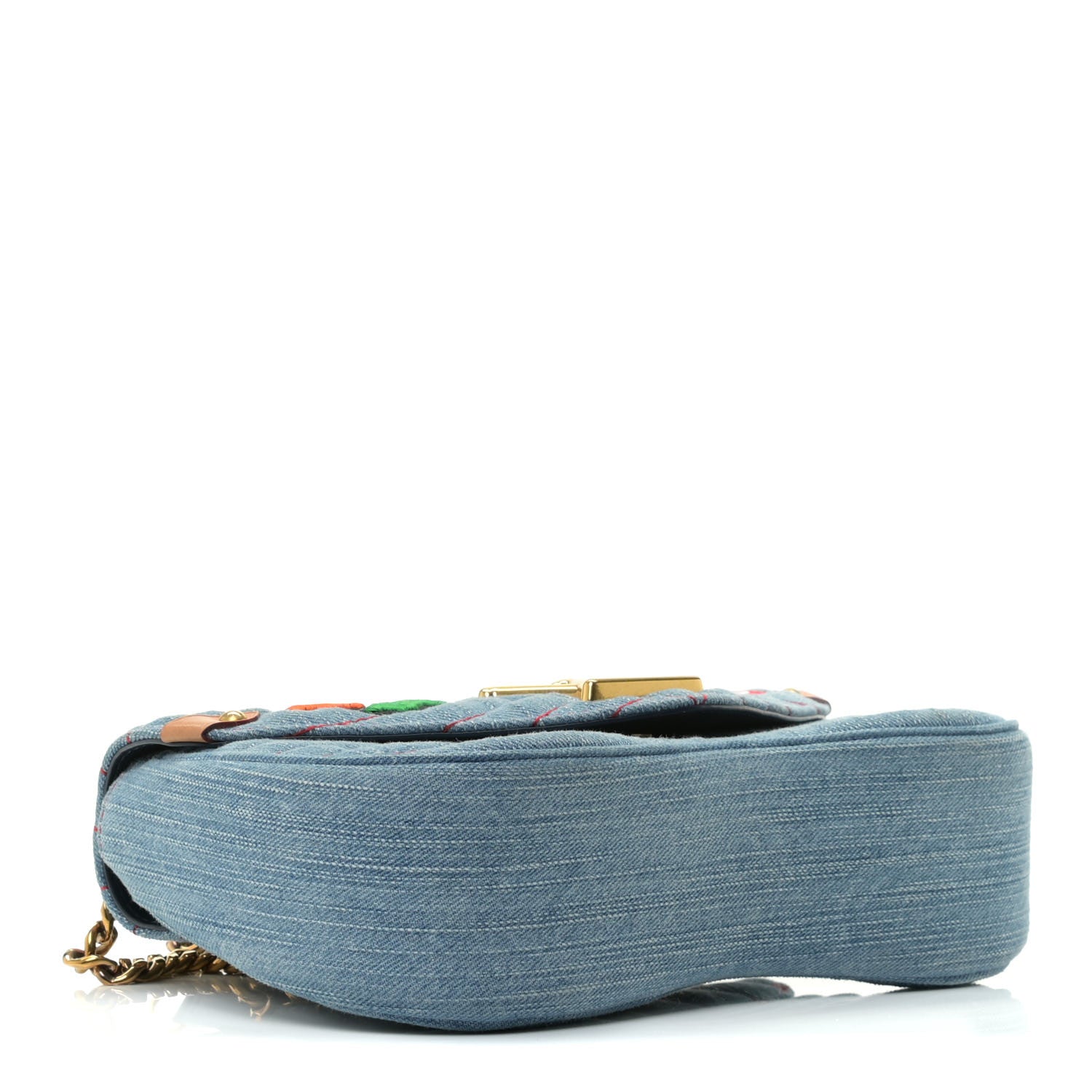 Louis Vuitton Denim New Wave Chain MM Blue 4 of 11