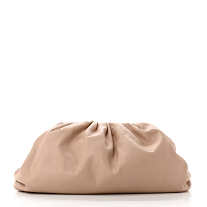 Bottega Veneta Smooth Butter Calf The Pouch Oversized Clutch Nude 1 of 7