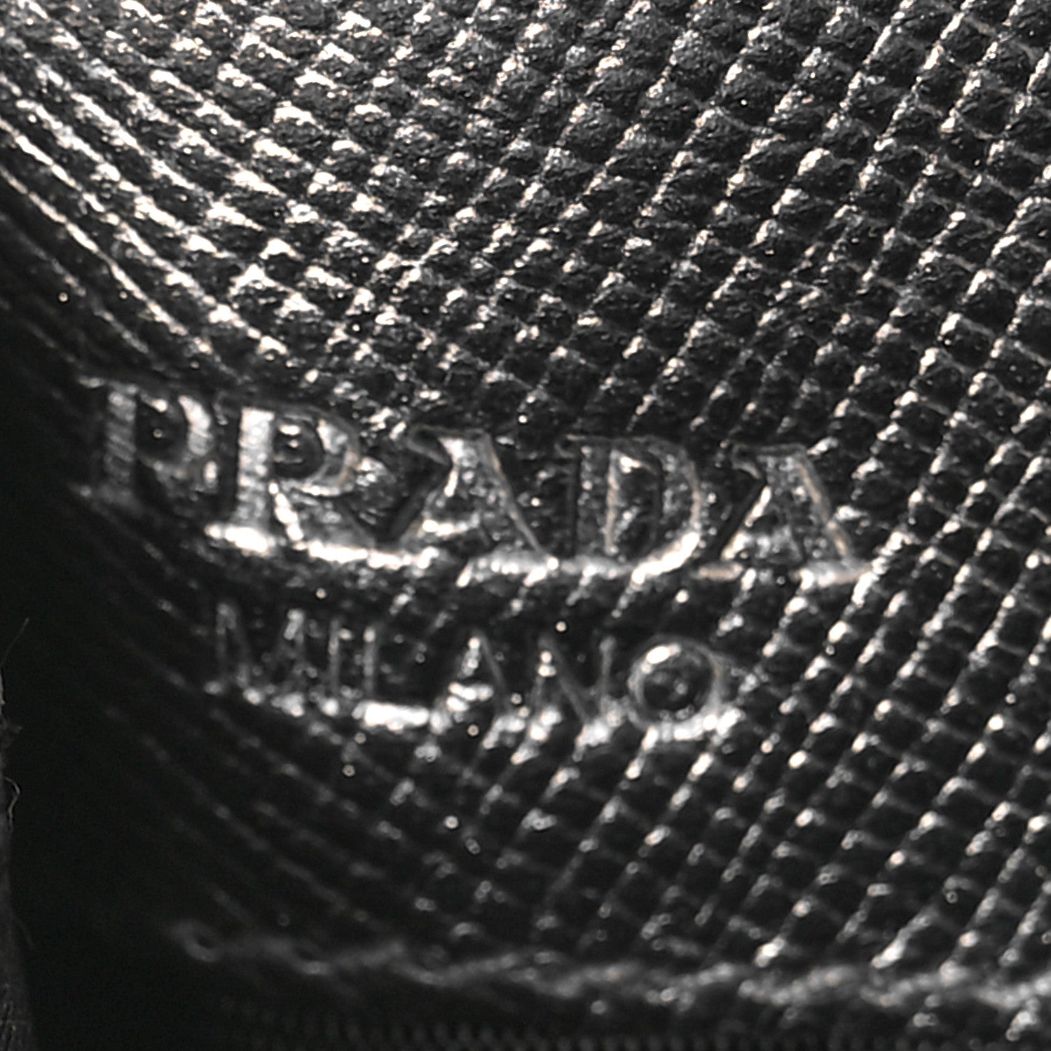 Prada Metallic Saffiano Metal Card Case Cromo 6 of 8