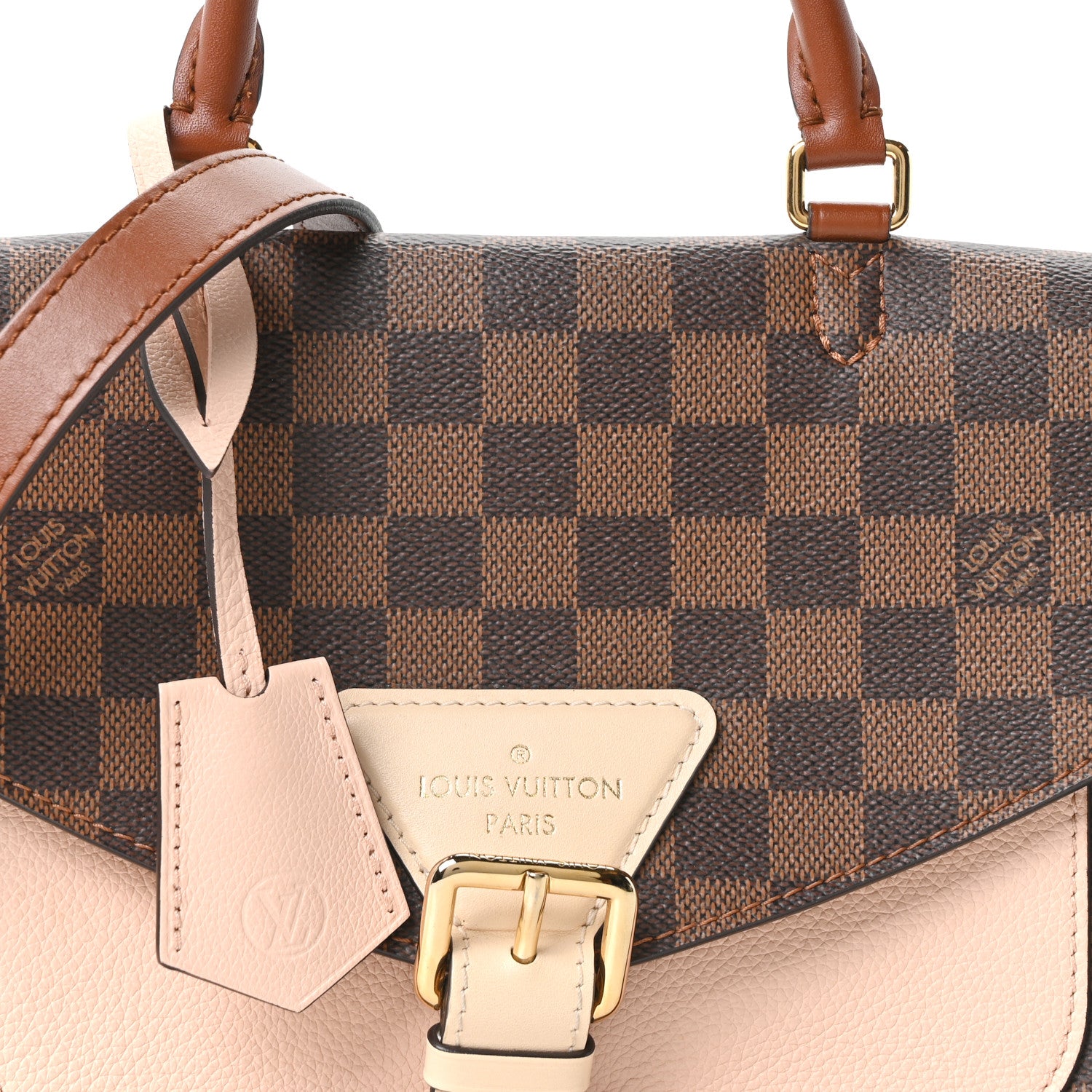 Louis Vuitton Damier Ebene Beaumarchais Creme 6 of 9