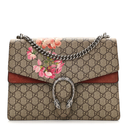 Gucci GG Supreme Monogram Blooms Medium Dionysus Shoulder Bag Beige Multicolor Dry Rose 1 of 13