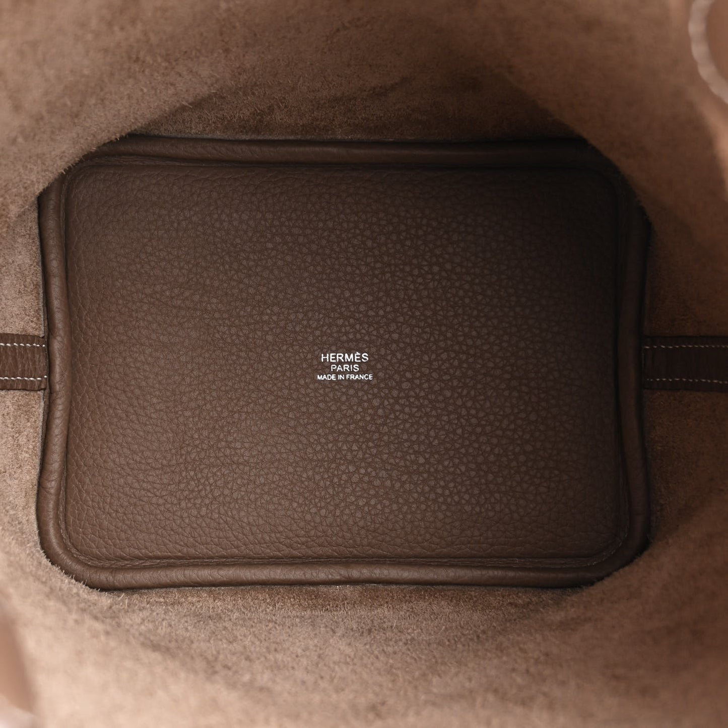 Taurillon Clemence Picotin Lock 18 PM Etoupe