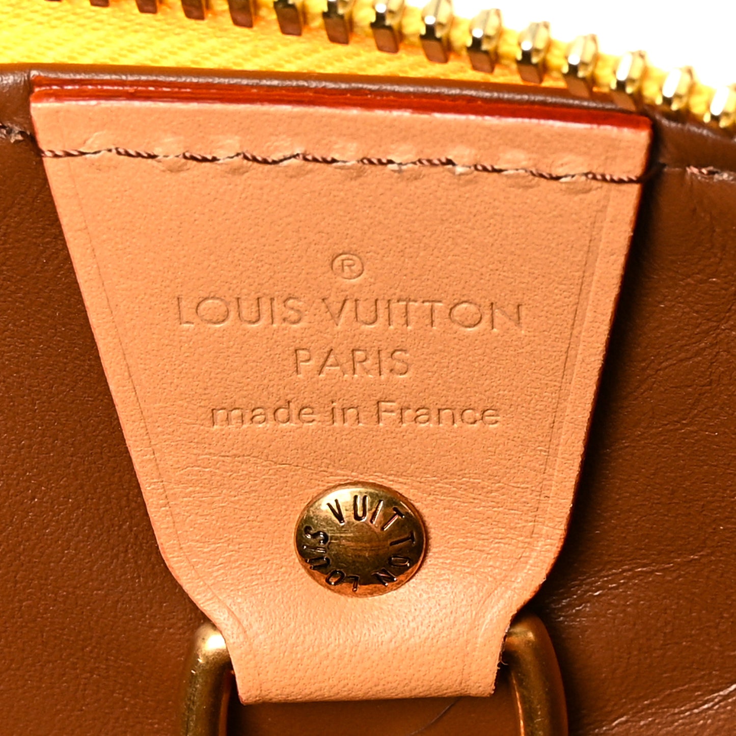 Calfskin Monogram Speedy P9 Bandouliere 40 Jaune Mat