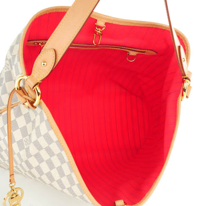 Louis Vuitton Damier Azur Delightful MM Pink 5 of 8