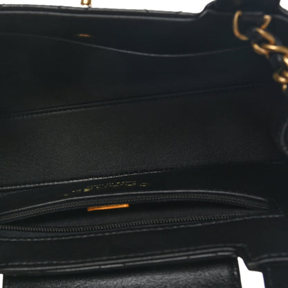 Chanel Shiny Aged Calfskin Quilted Nano Kelly Shopper Black 5 of 10
