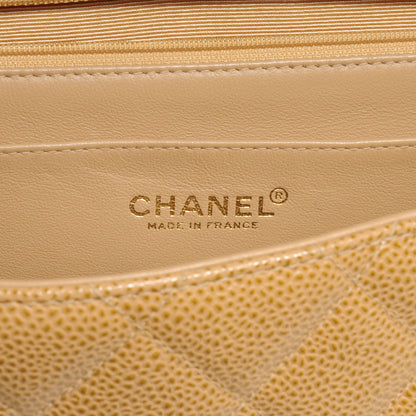 Chanel Caviar Jumbo Single Flap Beige 6 of 8