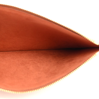 Louis Vuitton Empreinte Monogram Giant Neverfull MM Pochette Caramel 5 of 6