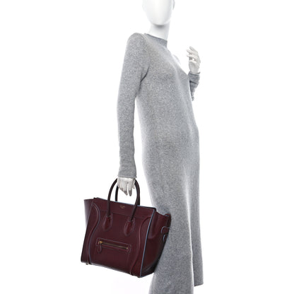 Celine Palmelato Mini Luggage Light Burgundy 2 of 10