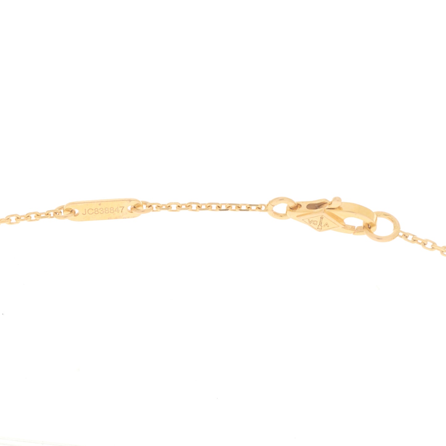 18K Rose Gold Carnelian Sweet Alhambra Pendant Necklace