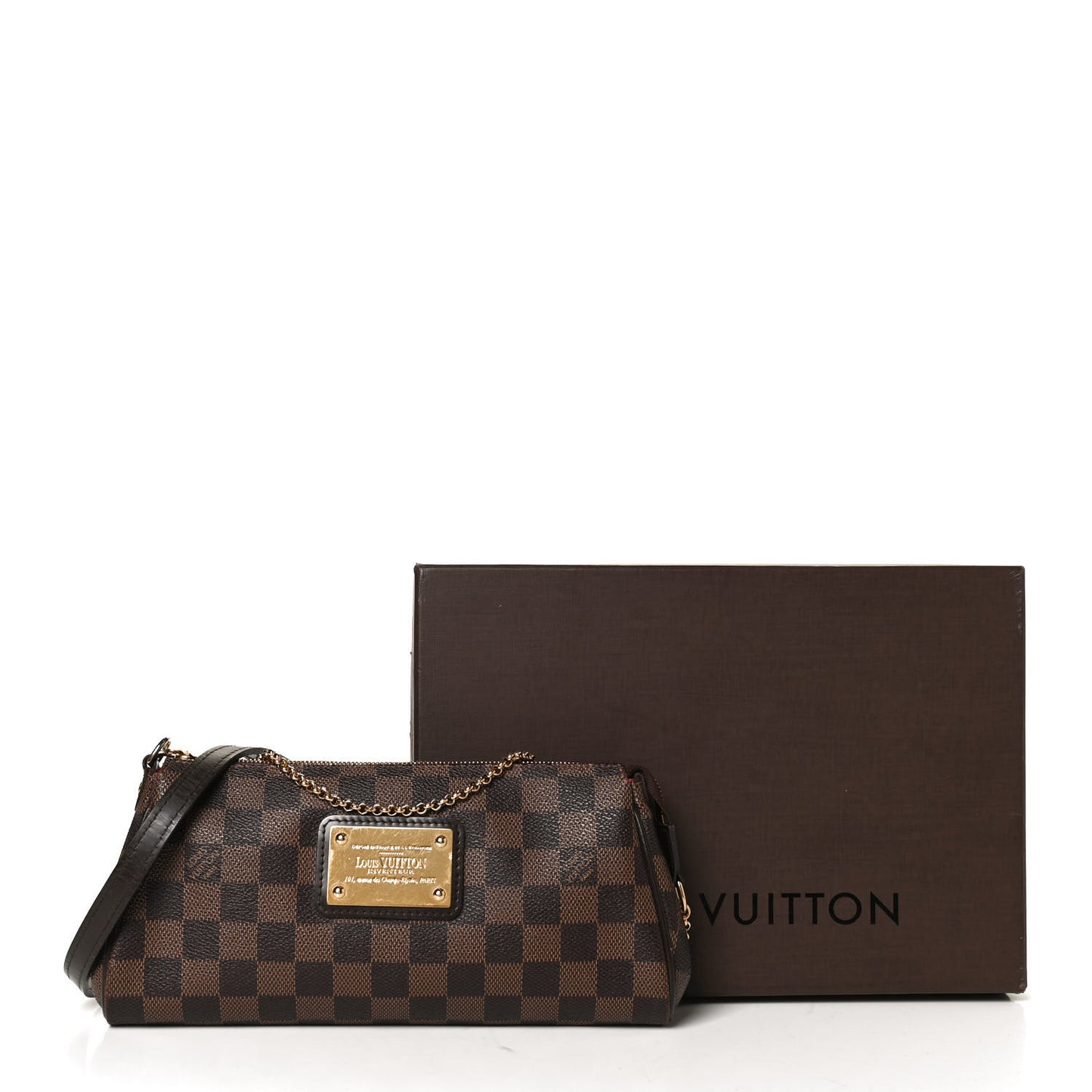 Damier Ebene Eva Clutch