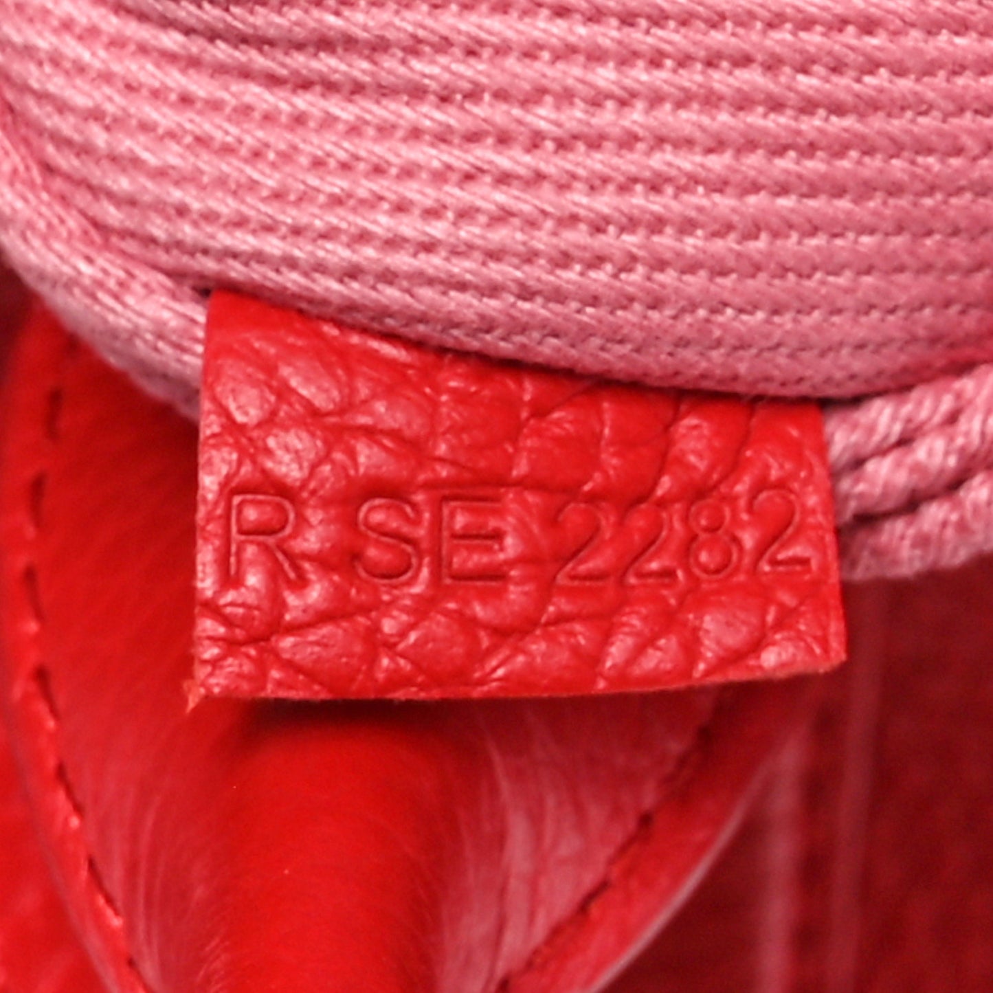 Grained Calfskin Small The Tote Bag Red