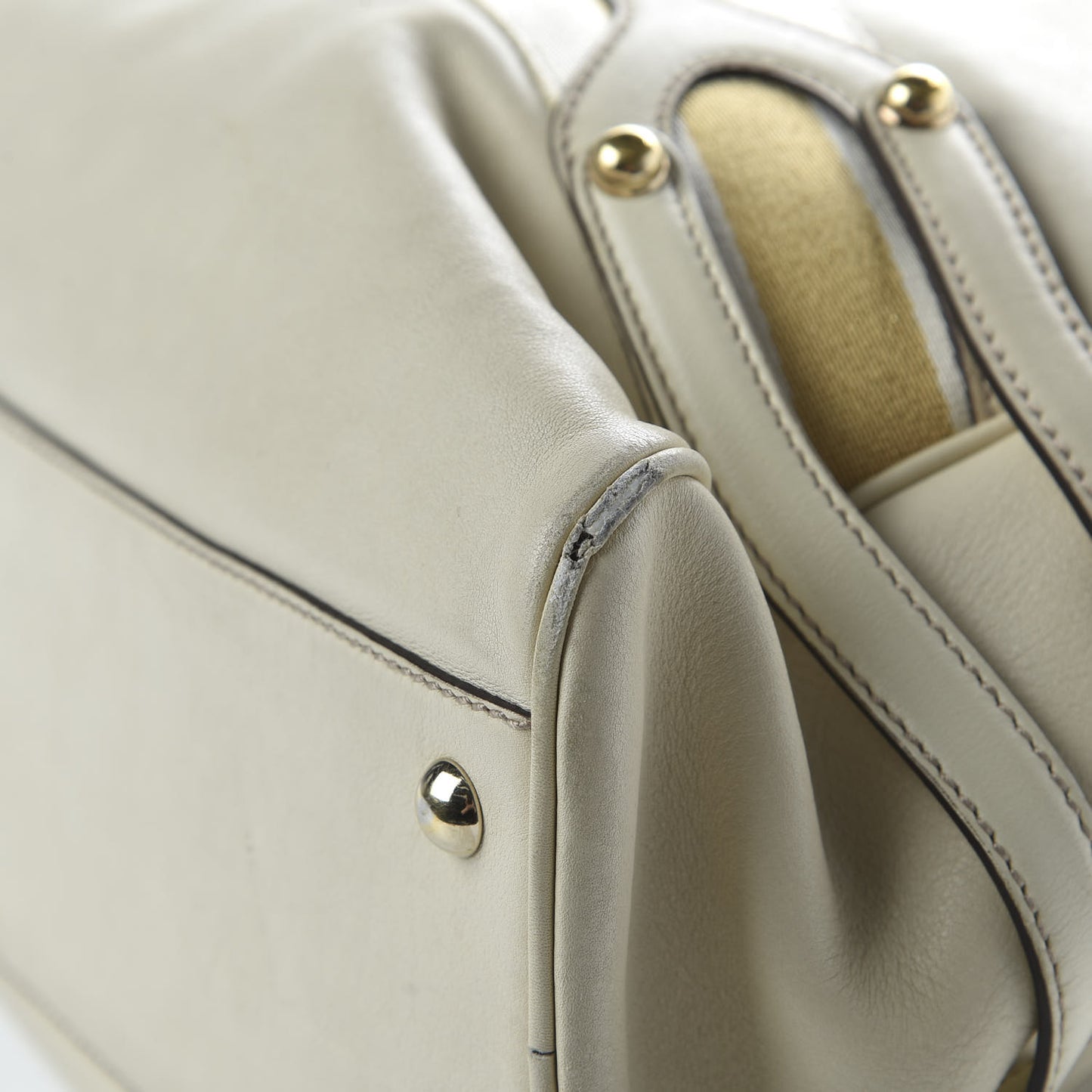Calfskin Signature XL Bowler Ivory