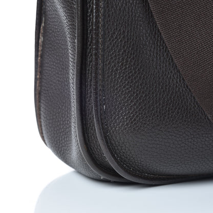 Hermes Taurillon Clemence Evelyne II GM Chocolate 18 of 23