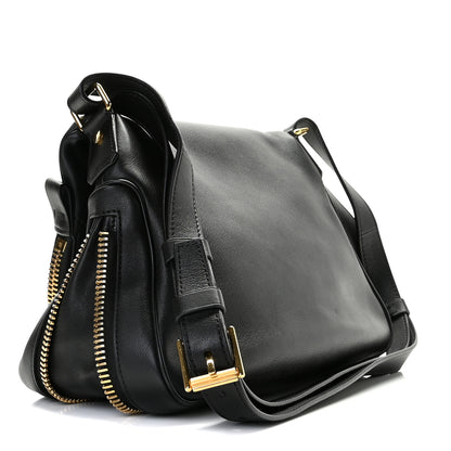 Tom Ford Calfskin Medium Jennifer Crossbody Bag Black 2 of 13