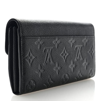 Louis Vuitton Empreinte Sarah Wallet NM Black 3 of 6
