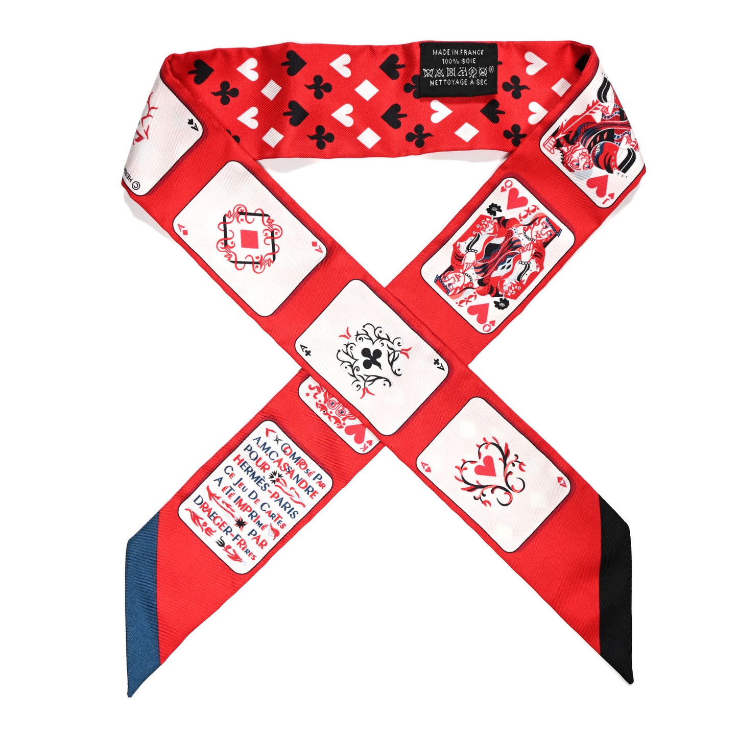 Silk Jeu de Cartes Twilly Rouge Black Ardoise