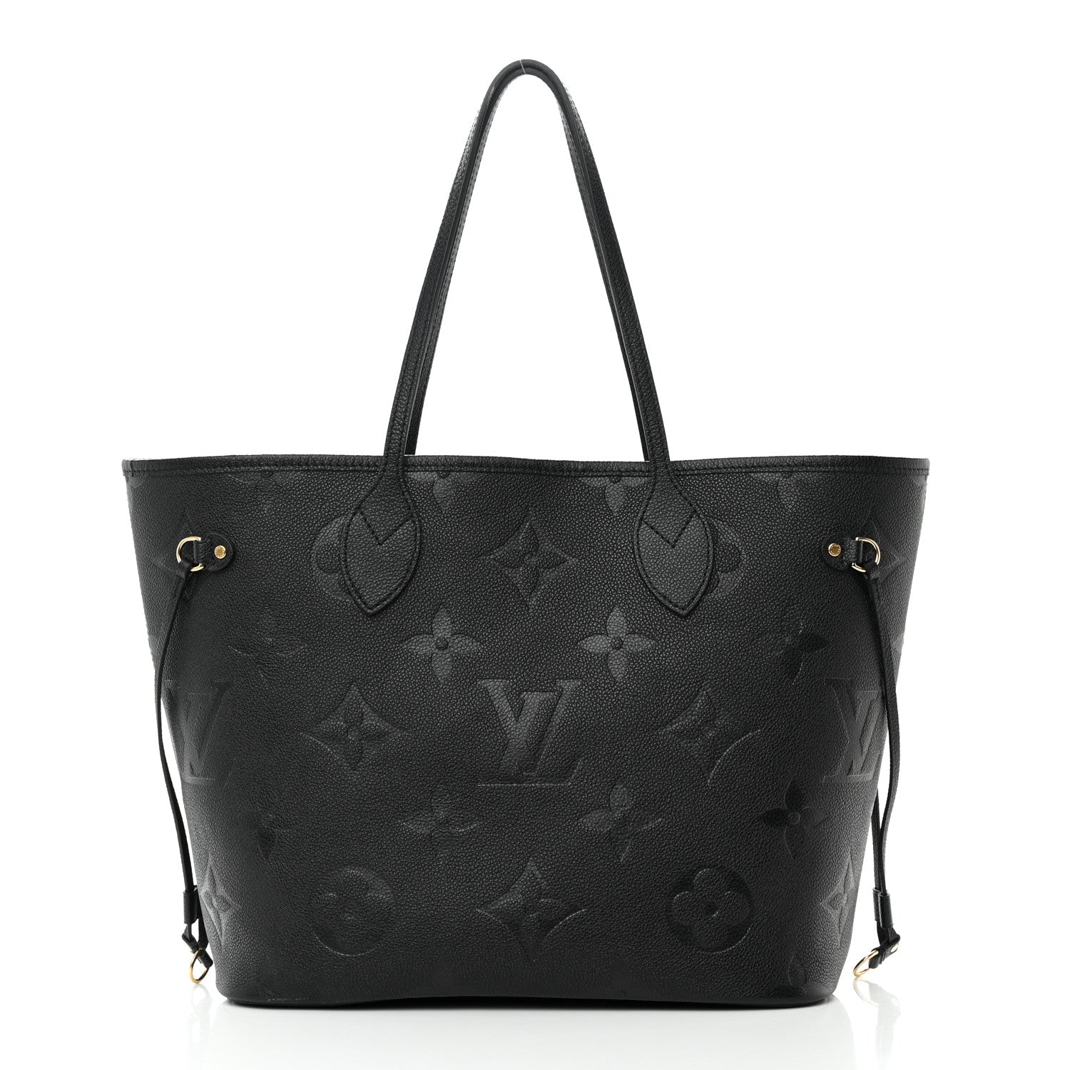 Louis Vuitton Empreinte Monogram Giant Neverfull MM Black 3 of 13