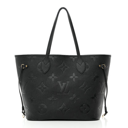 Louis Vuitton Empreinte Monogram Giant Neverfull MM Black 3 of 13