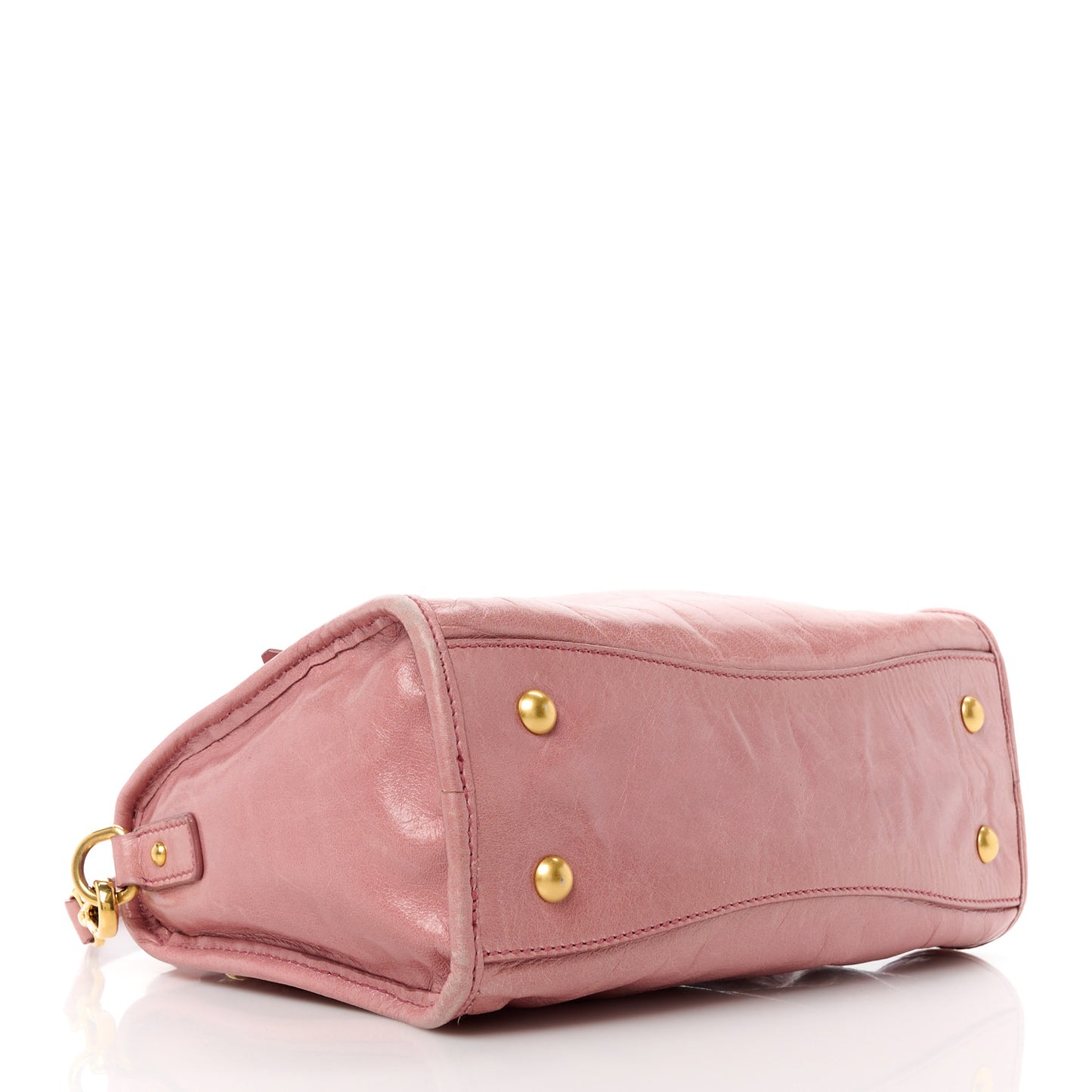 Vitello Shine Zip Tote Loto
