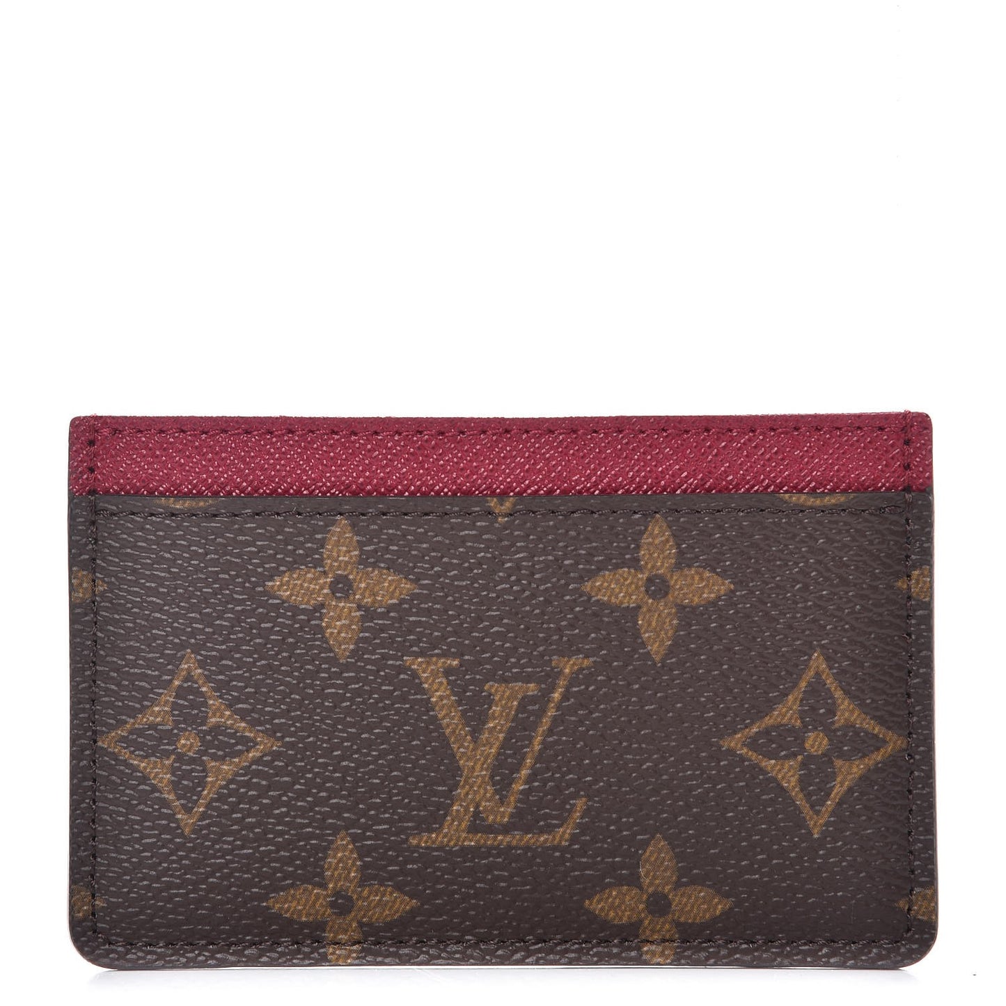 Monogram Card Holder Fuchsia