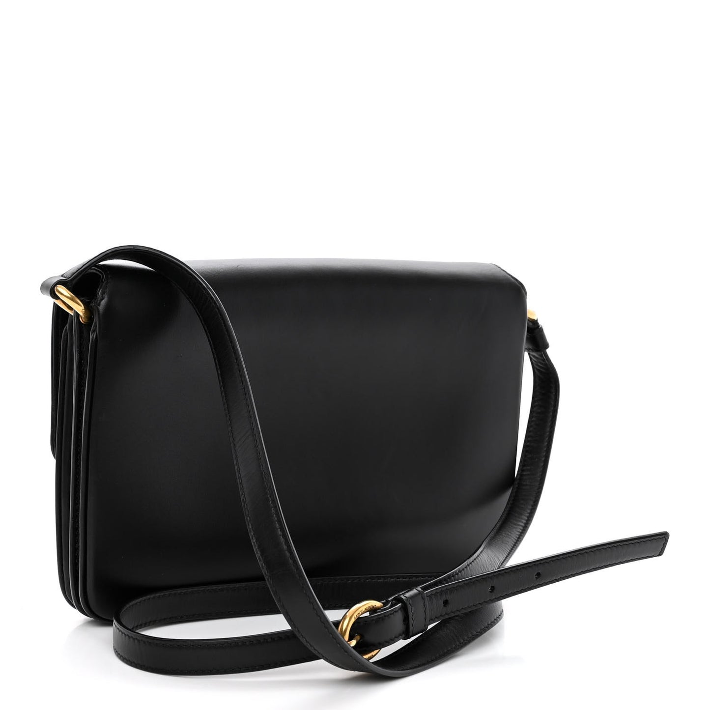 Smooth Calfskin Le Maillon Satchel Black