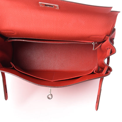 Hermes Togo Retourne Kelly 28 Geranium 7 of 10