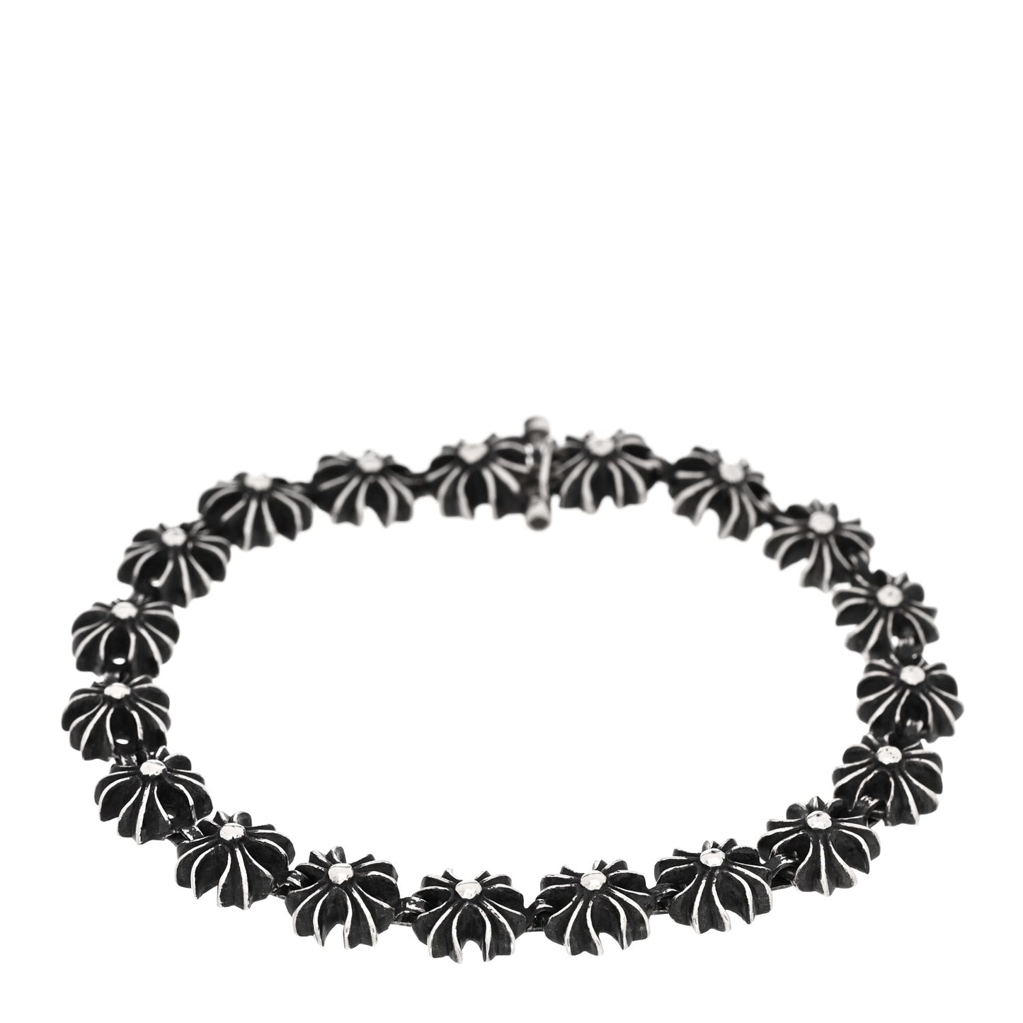 Sterling Silver Tiny Plus Cross Chain Bracelet
