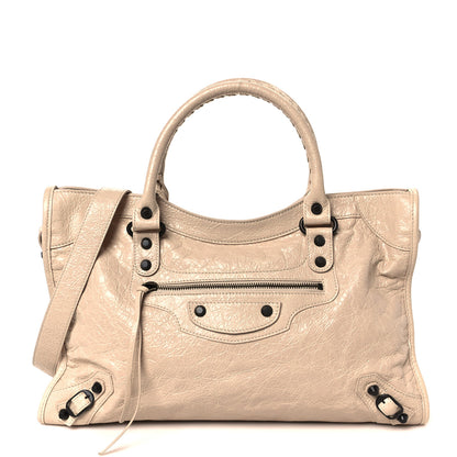 Balenciaga Agneau Arena Classic Hardware Medium Le City Almond 1 of 10