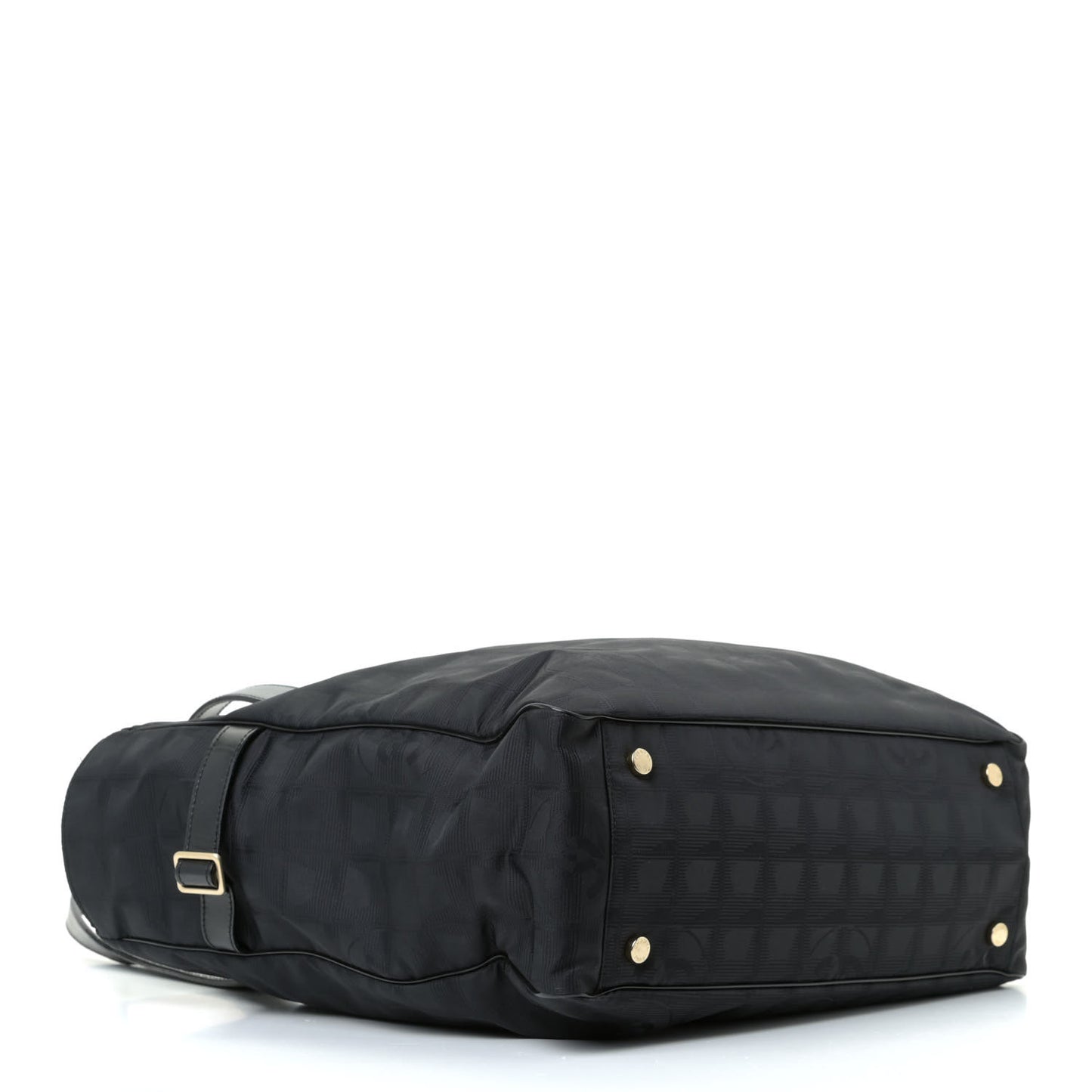 Nylon Medium Travel Tote Black
