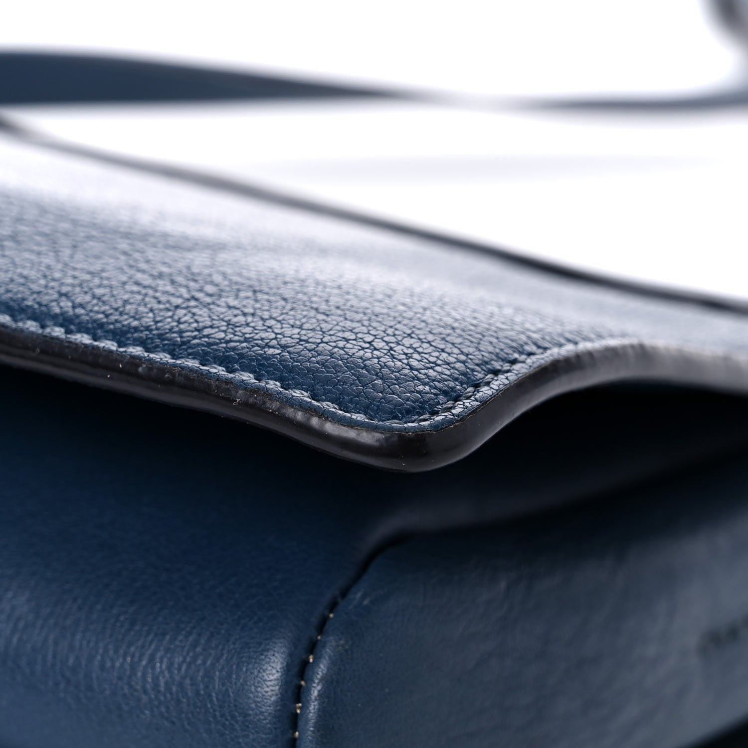Chloe Goatskin Small Faye Shoulder Bag Denim Blue 10 of 20
