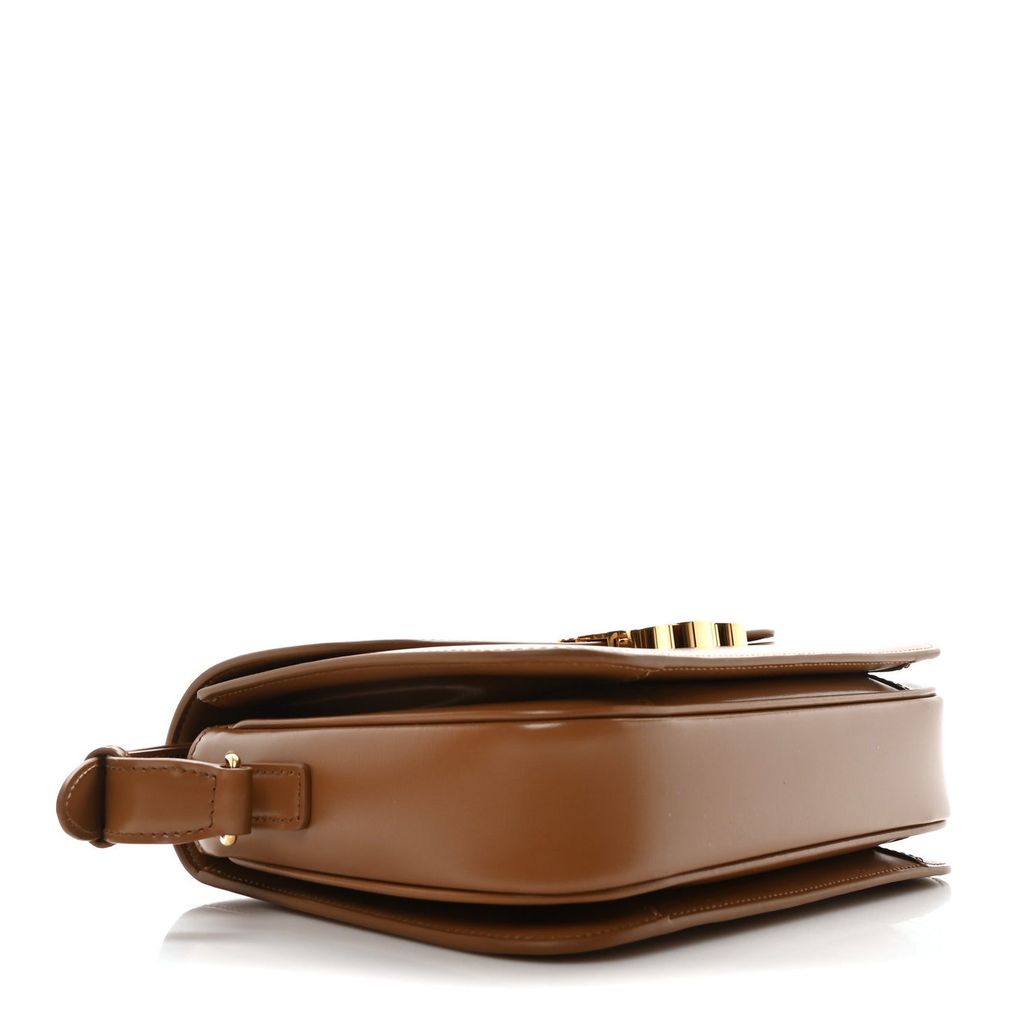 Shiny Calfskin Medium Triomphe Bronze