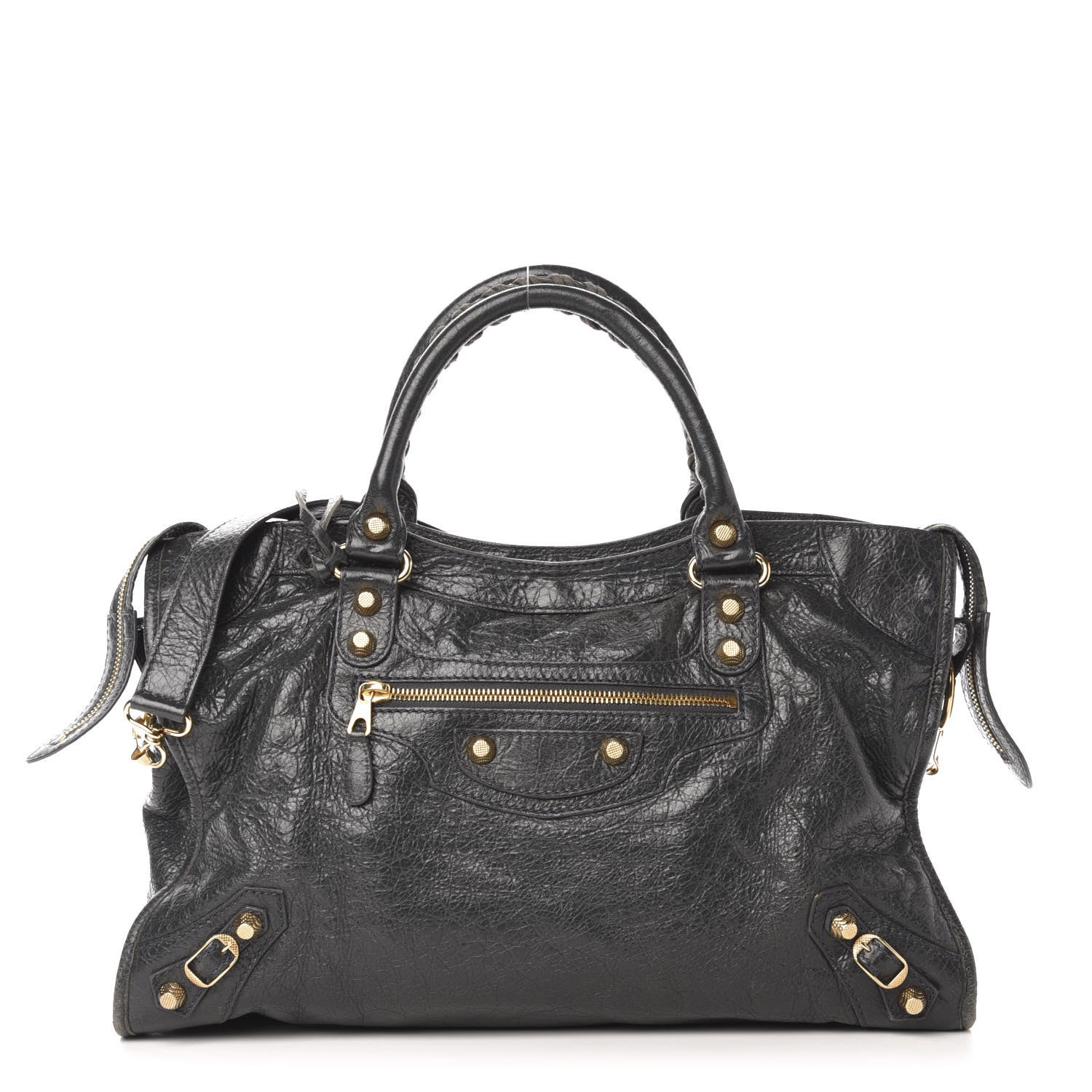 Balenciaga Agneau Giant 12 Gold Hardware City Anthracite 4 of 18
