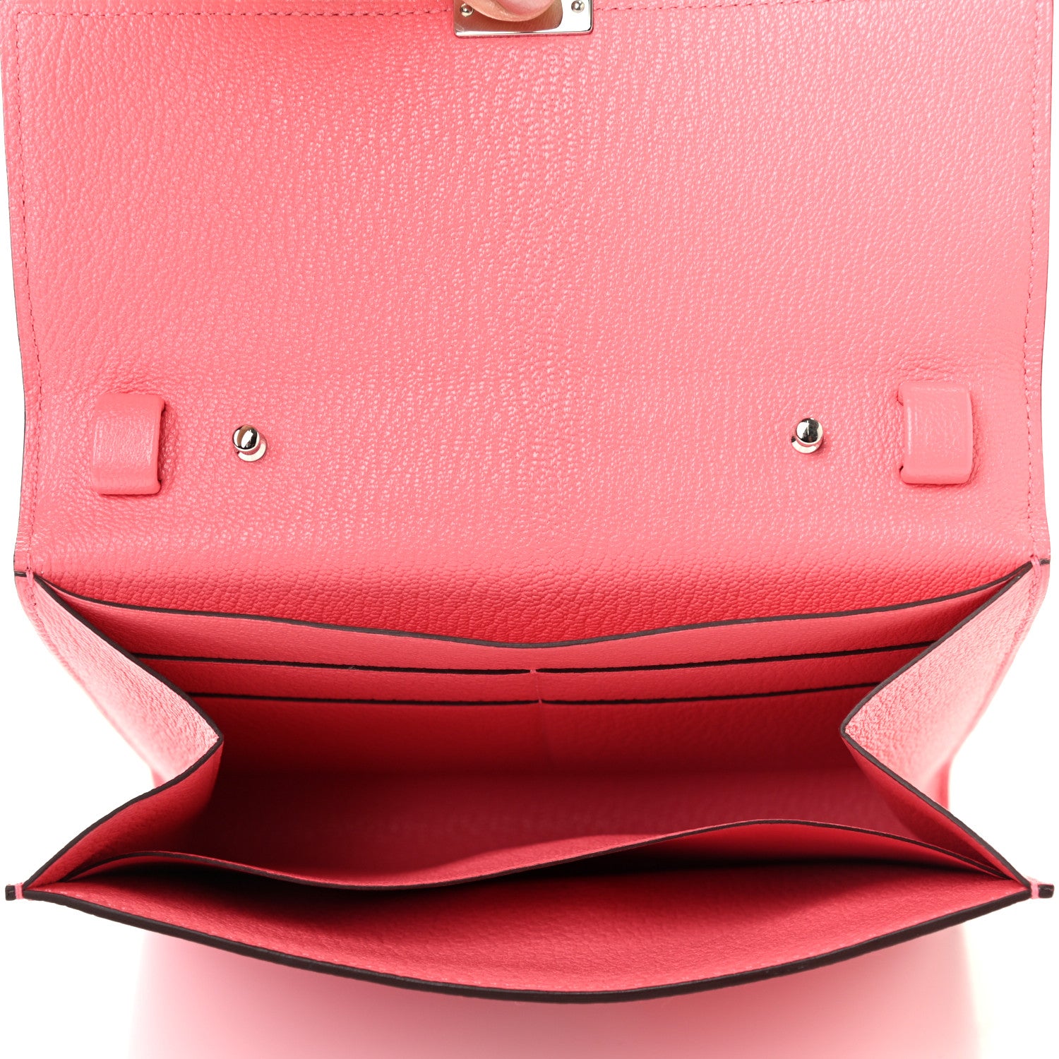 Hermes Chevre Mysore Clic 16 Wallet Rose Ete 4 of 7