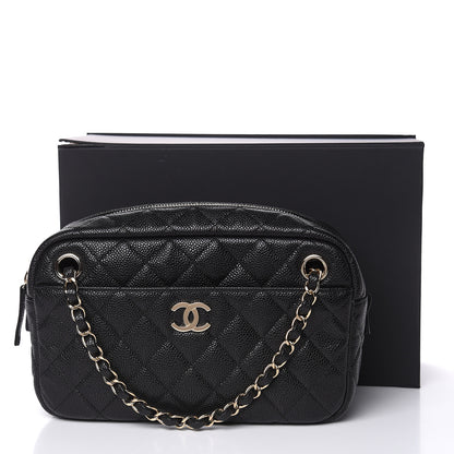 Chanel Caviar Quilted Camera Case Black 10 of 10