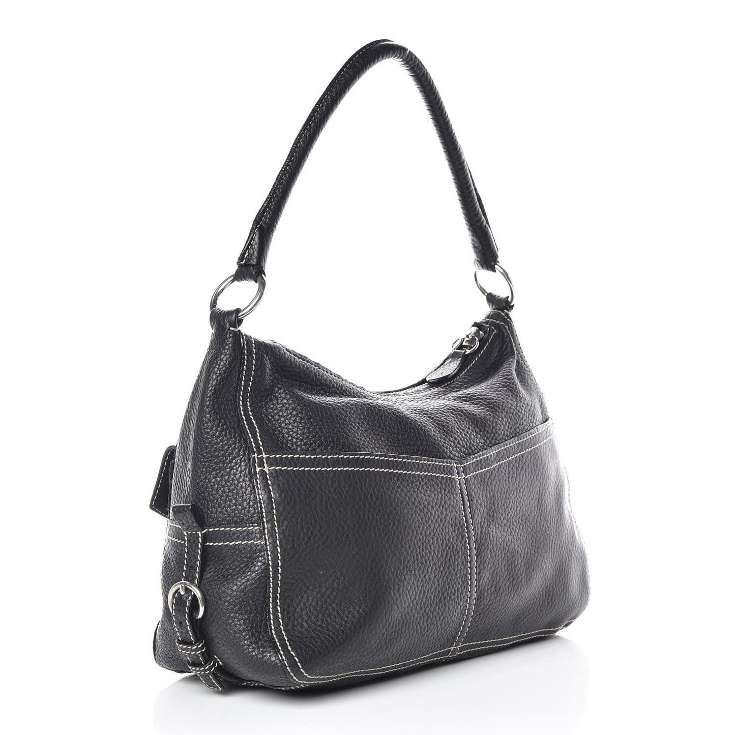 Vitello Daino Hobo Black