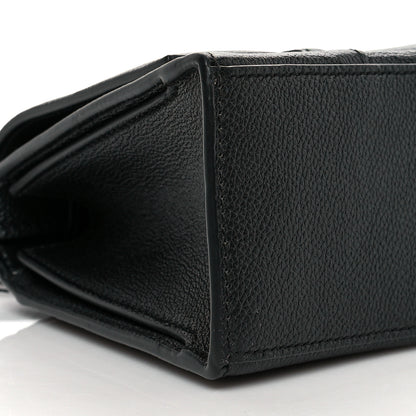 Balenciaga Grained Calfskin Small Hourglass Sling Shoulder Bag Black 8 of 10