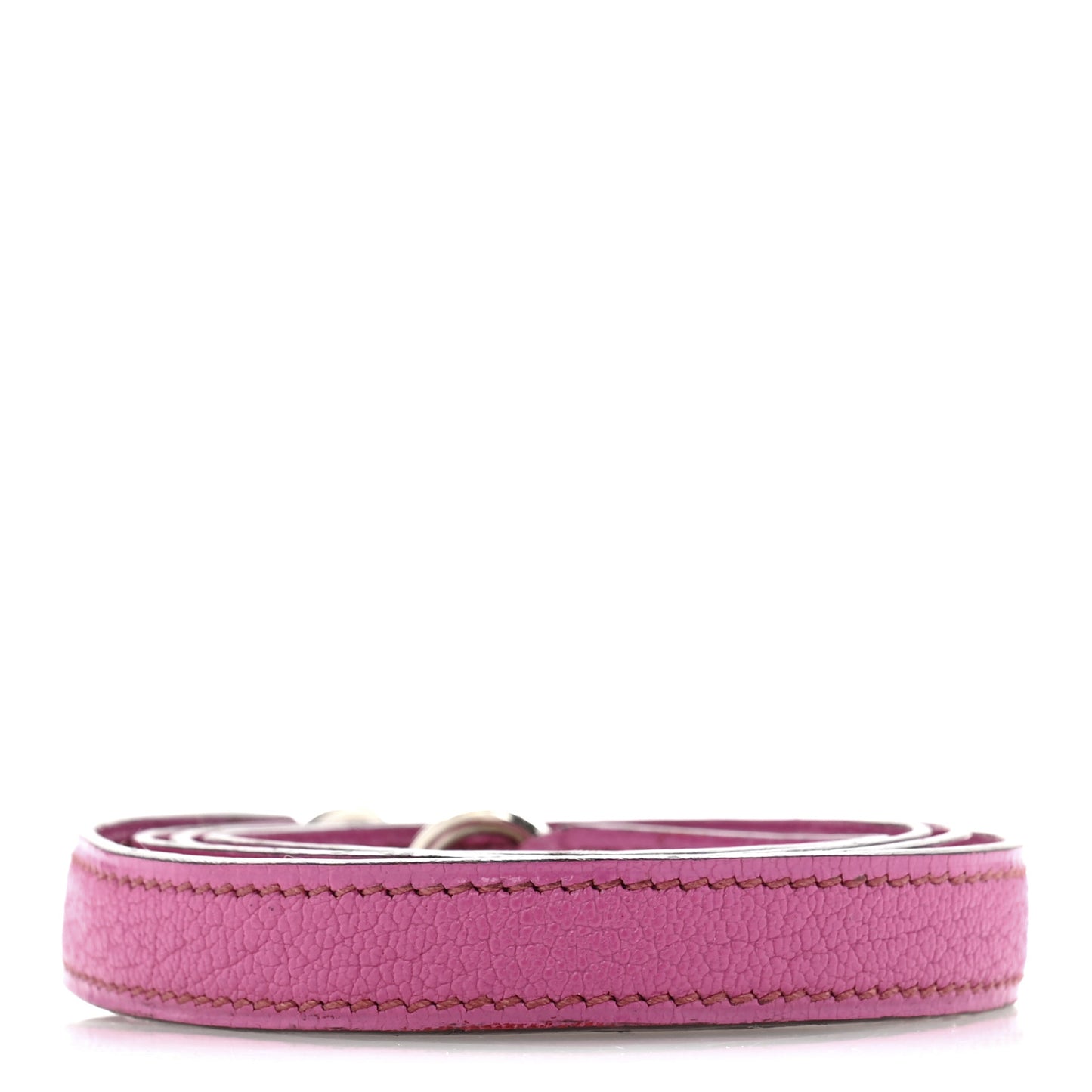 Chevre Mini Kelly Shoulder Strap Fuchsia