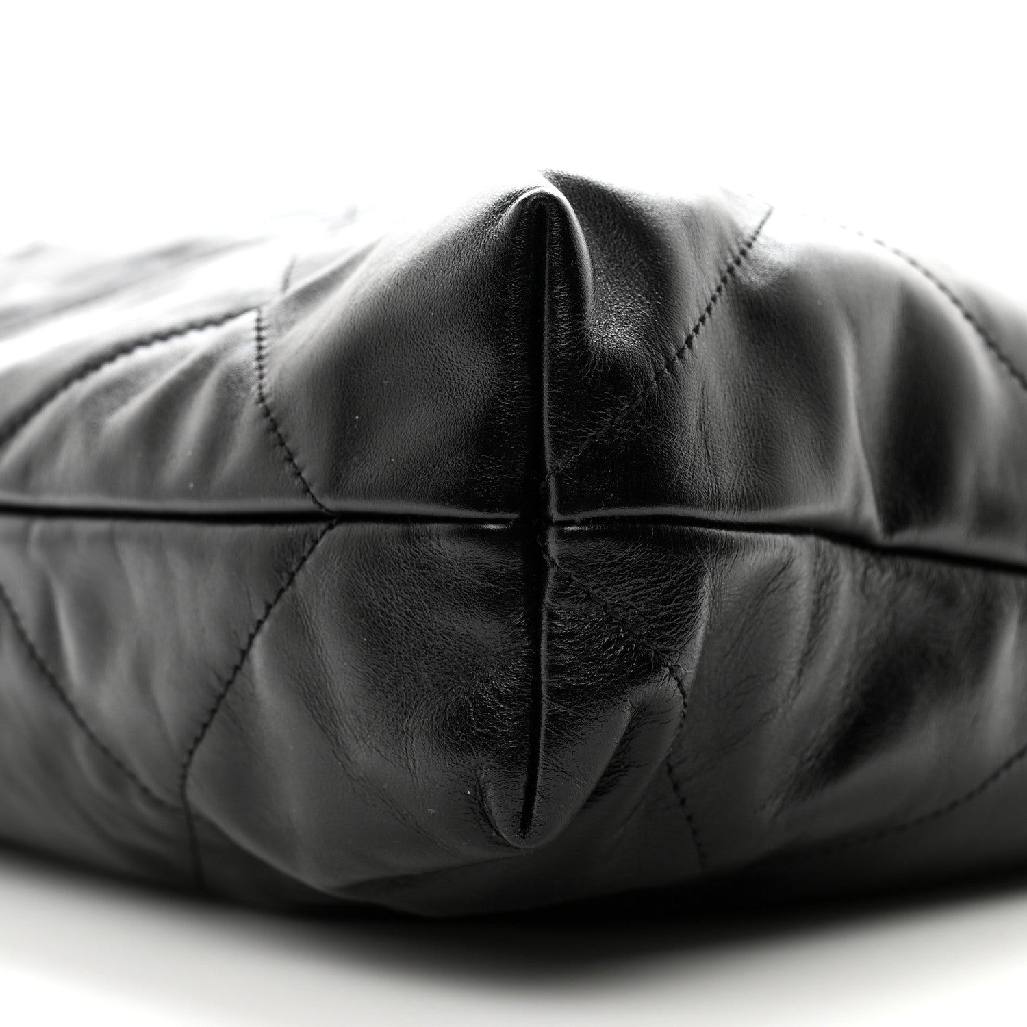 Chanel Shiny Calfskin Quilted Chanel 22 Black 11 of 12