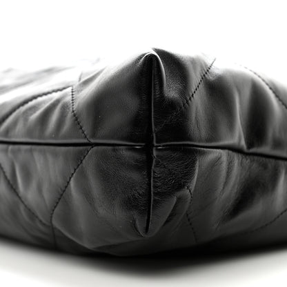 Chanel Shiny Calfskin Quilted Chanel 22 Black 11 of 12