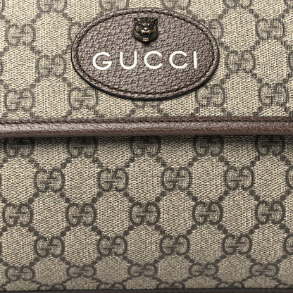 Gucci GG Supreme Monogram Neo Vintage Web Belt Bag Brown 8 of 10