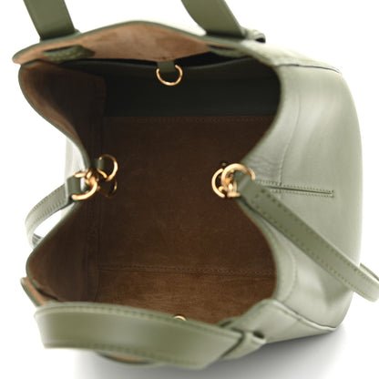 Loewe Calfskin Small Hammock Nugget Shoulder Bag Avocado Green 5 of 9