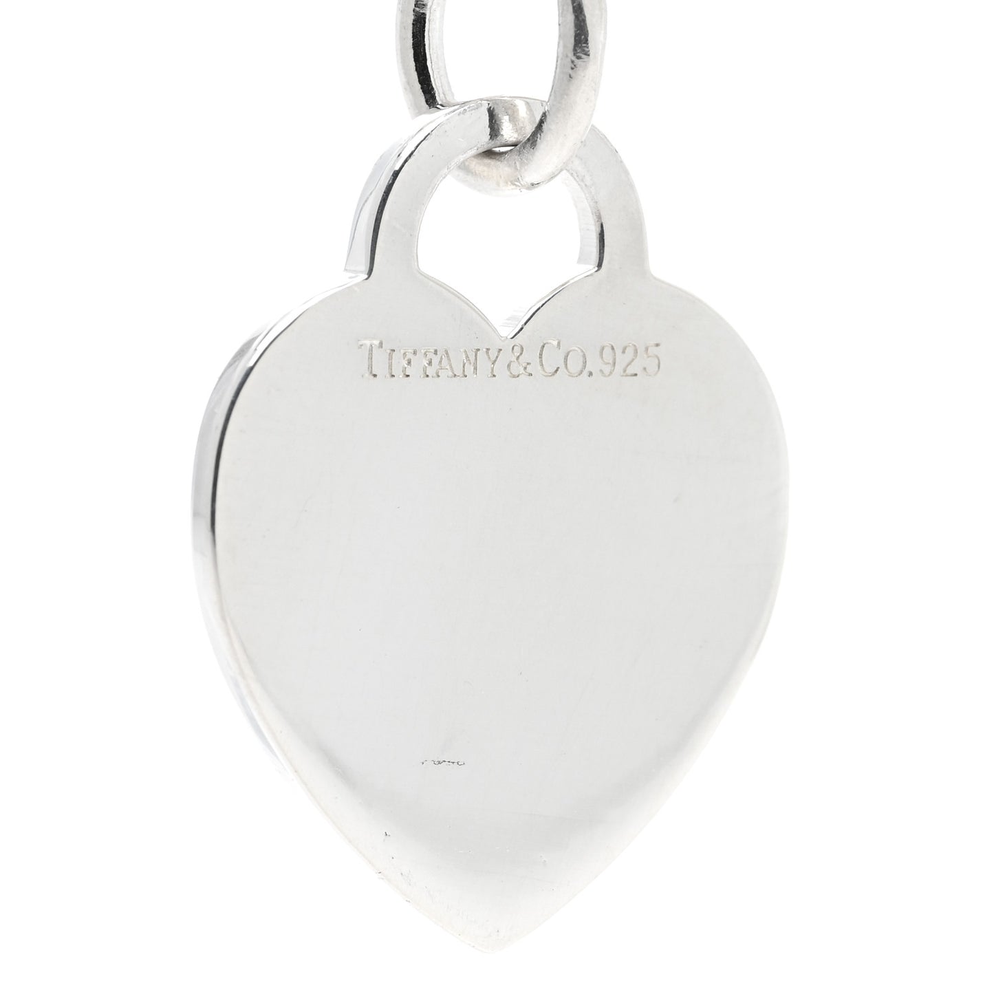 Sterling Silver Heart Tag Toggle Bracelet