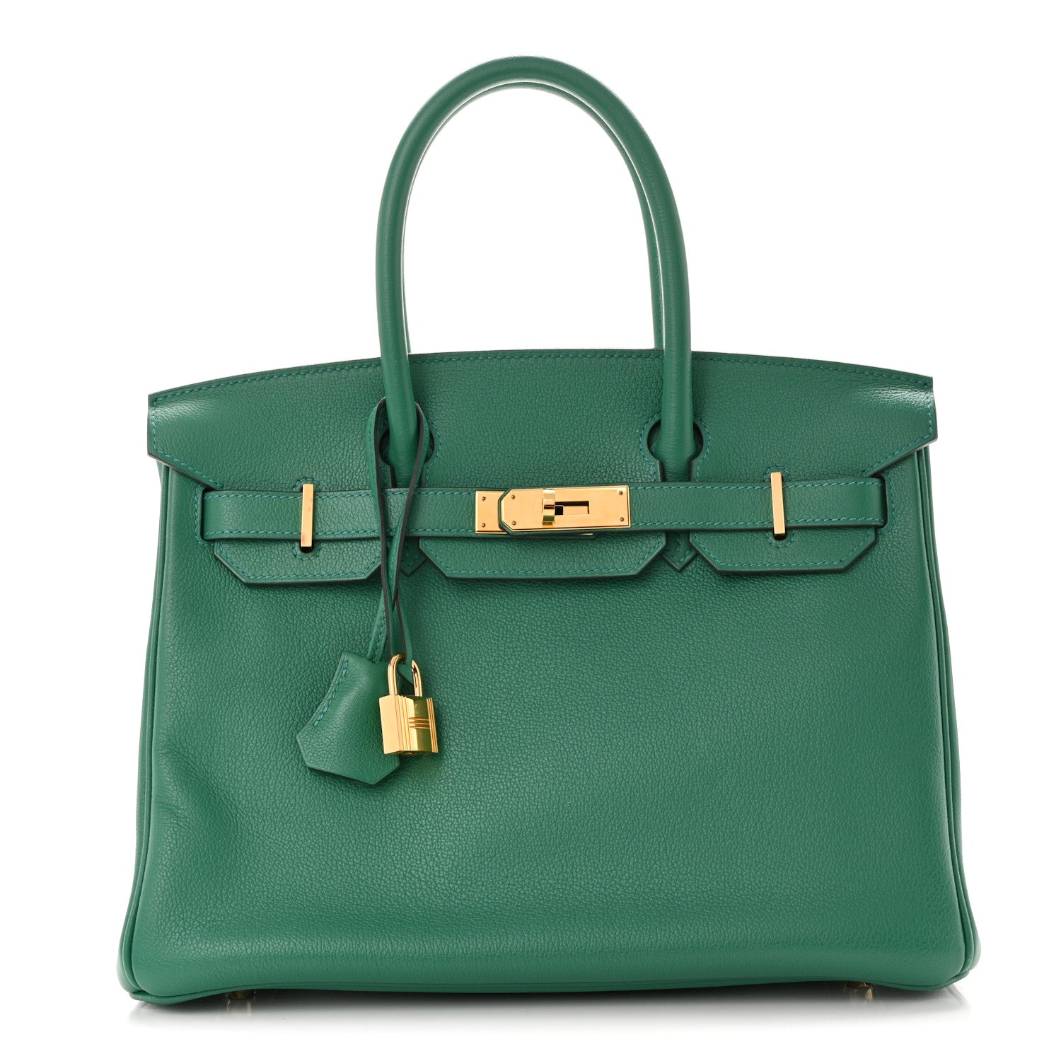 Hermes Taurillon Novillo Birkin 30 Vert Vertigo 1 of 9