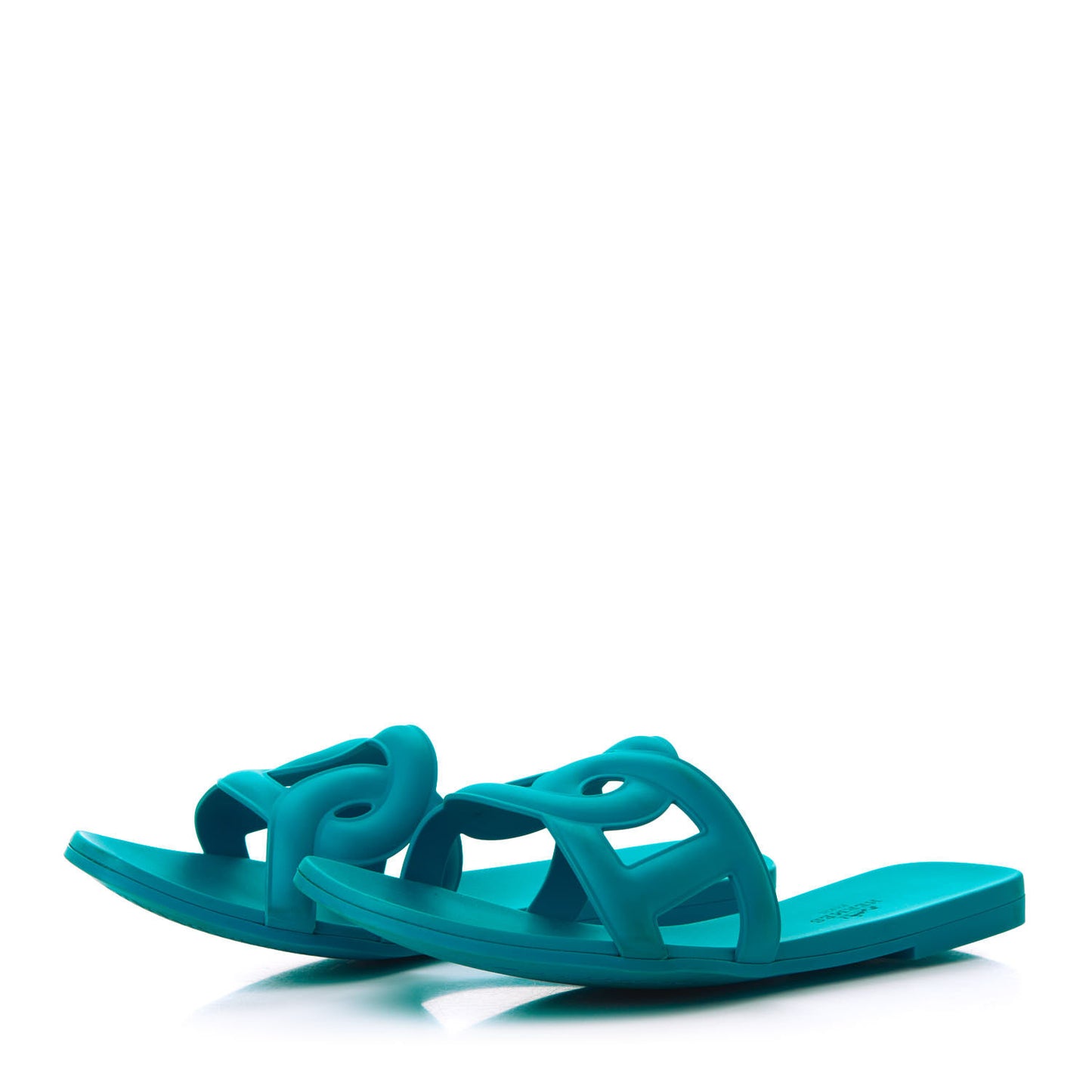 Rubber Aloha Sandals 39 Bleu Vif