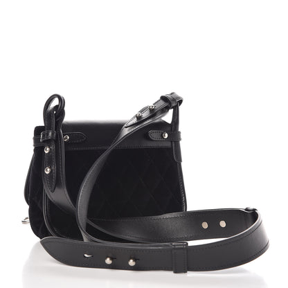 Prada Velluto Corsaire Antic Crossbody Bag Black 3 of 8