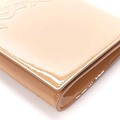 Saint Laurent Patent Calfskin Monogram Large Belle De Jour Clutch Chair 10 of 10